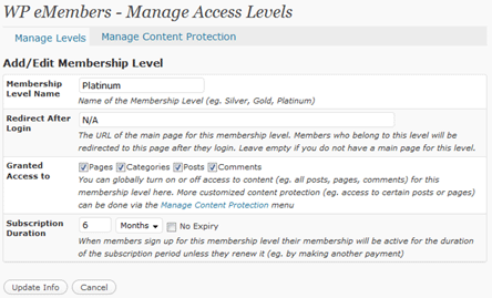 eMember-add-member-level-sc-444 WP eMember Add/Edit Membership Level Menu