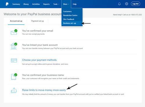 Raise Your PayPal Transfer And Receive Limits Tips And Tricks HQ